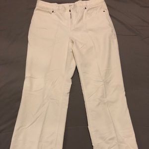 White Cotton Pants